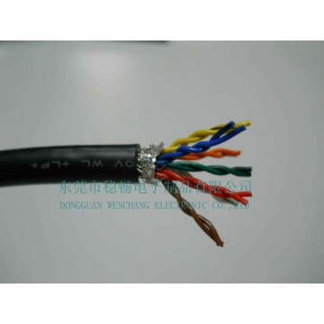 UL21498無鹵TPE多芯屏蔽線
